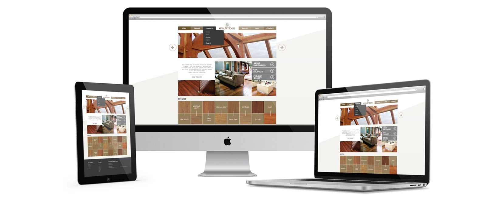 Emu Timbers - Website Design Sutherland - Cronulla Web Design