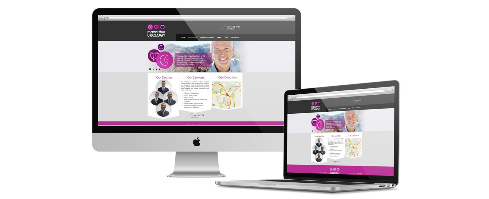 MaCarthur Urology - Brand Design Caringbah - Cronulla Web Design