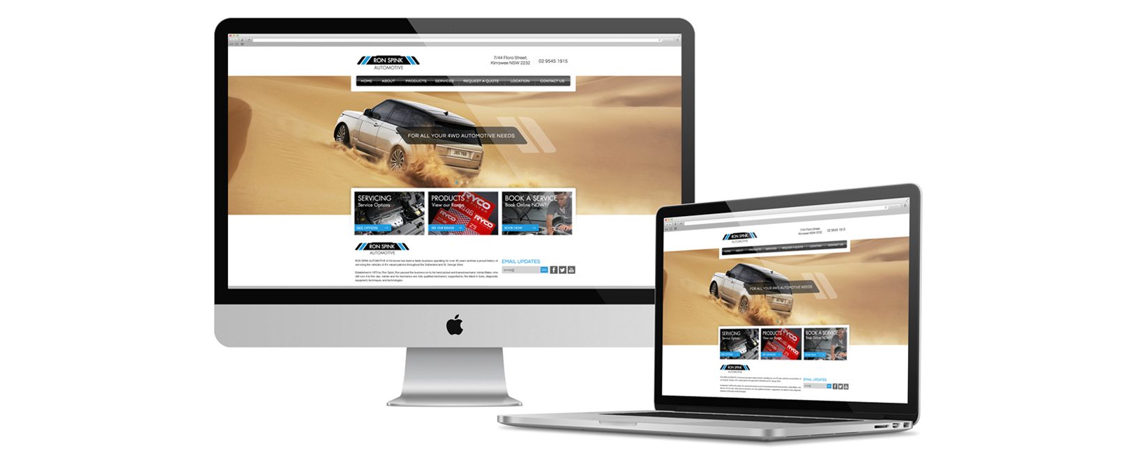 Ron Spink - Cronulla Web Design - Website Design Sutherland