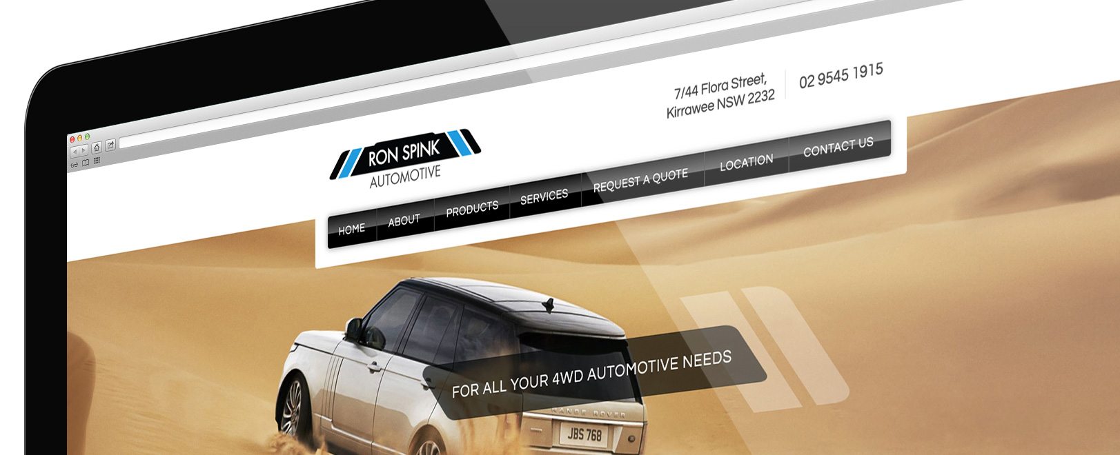 Ron Spink Automotive - Cronulla Web Design