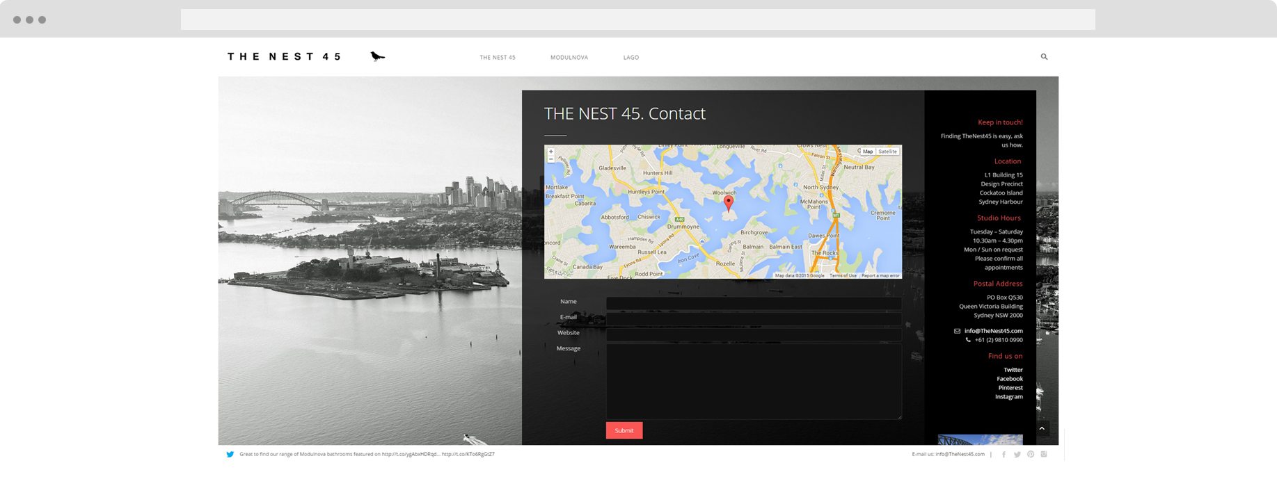 The Nest 45 - Website Design Sutherland - Cronulla Web Design