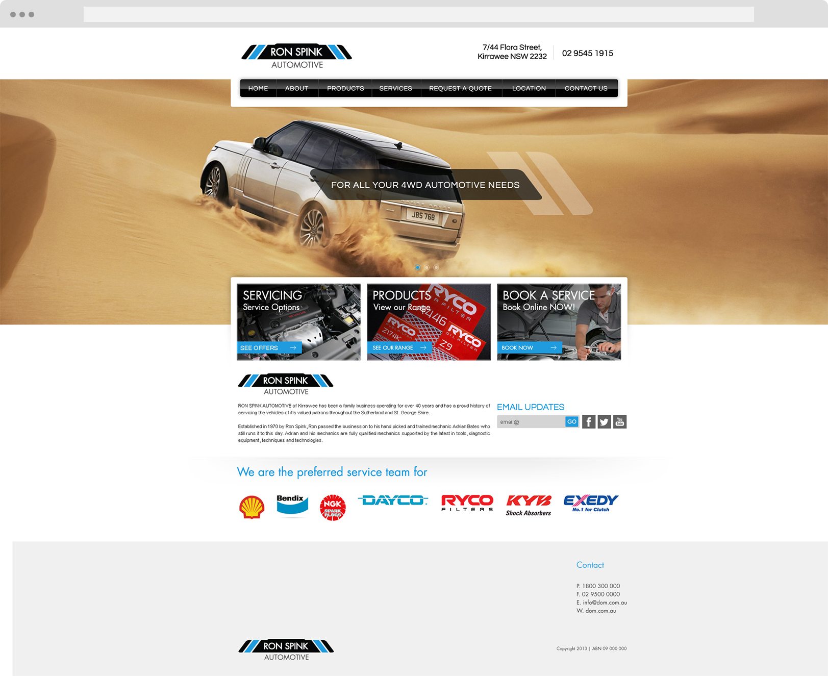 Ron Spink - Web Design - Cronulla Web Design