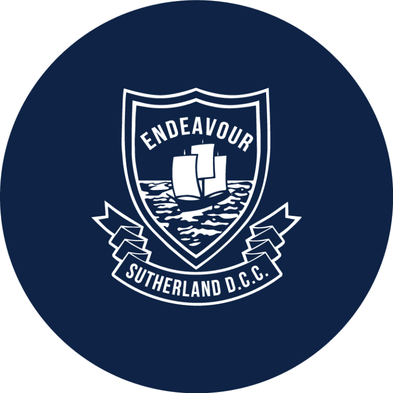 Sutherland Cricket Logo Graphic Design